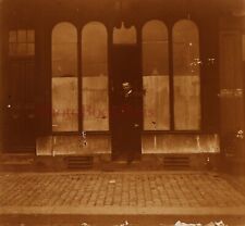 FRANCE Lisieux Mr Dézé Notaire 1907 Photo Plaque verre Stereo Vintage V15Ln1