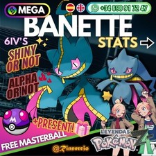 MEGA Banette Shiny Alpha 6IVs