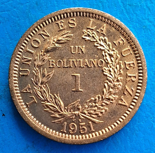 Bolivie bolivia boliviano - bolivie, 1