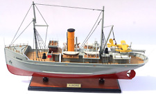 AURORE  très belle maquette de bateau en bois longueur : 60 cm  TINTIN