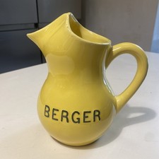 RARE pichet BERGER jaune 19