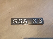 Citroën GSA X3 Automobile, Emblème, logo, insigne,  Monogramme,