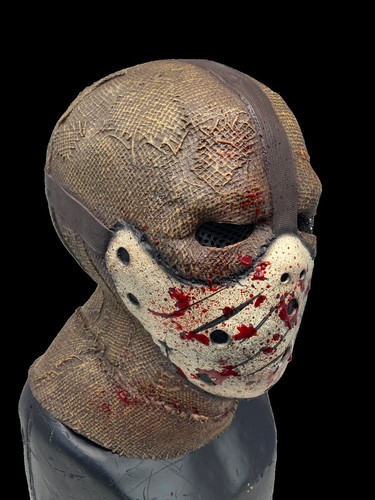épouvantail masque jute style - masque,