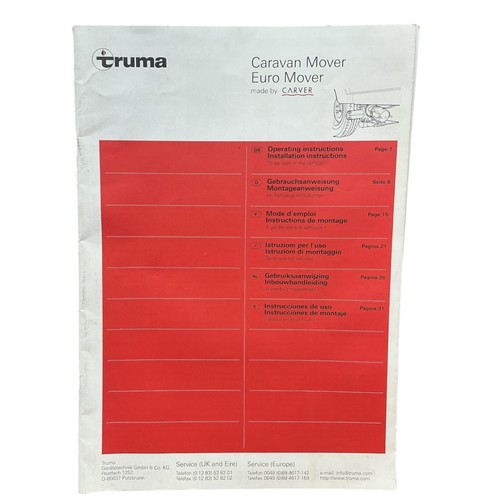 Truma caravan mover euro - caravan,