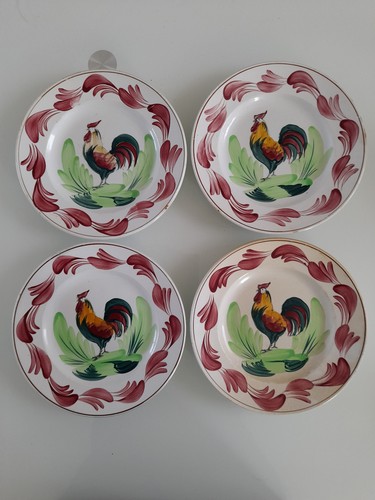 Lot anciennes assiettes - 🐔,