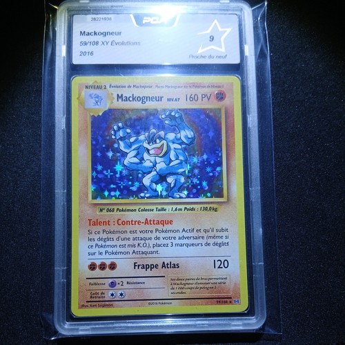 Carte pokémon mackogneur - carte,