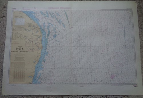 Carte marine shom de cromer - shom, /