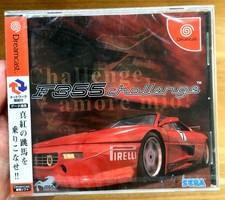 F355 CHALLENGE NEUF SOUS BLISTER (boîtier fêlé) SEGA DREAMCAST NTSC JAP NEW NEU