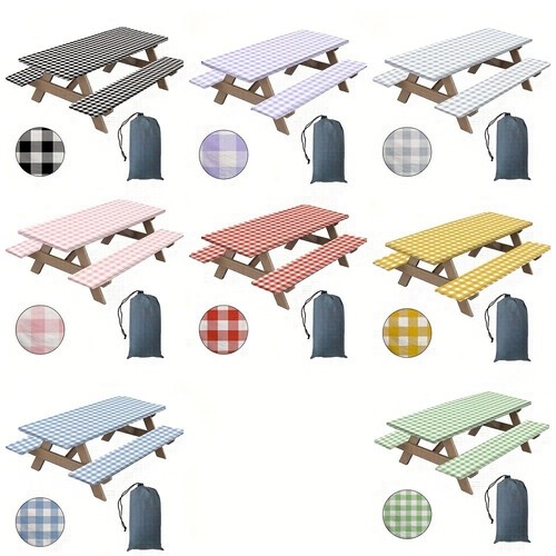 Picnic table bench covers - picnic, &