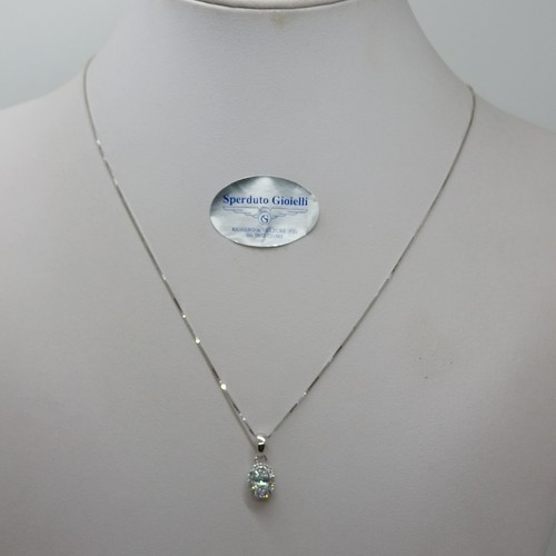 Collier femme chaîne blanc - femme,