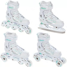 Roller Spirit blanc + patin à