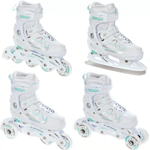 Roller spirit blanc patin - roller, à