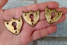 1 ENTRÉE DE CLÉ SERRURE ANCIENNE "cœur" LOUIS PHILIPPE, BRONZE,MEUBLE  N°56B