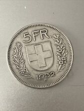 PIECE DE MONNAIE 5F SUISSE