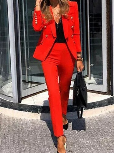 Tailleur femme rouge - femme, Élégant