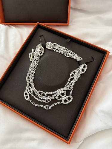 Hermes farandole long necklace - hermes,