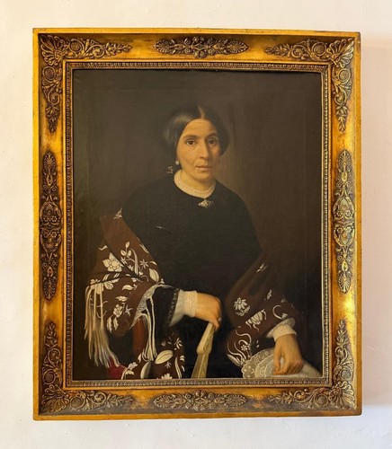 Portrait une dame - portrait,