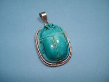 Pendentif Scarabée Bleu