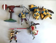 lot chevaliers moyen âge Papo