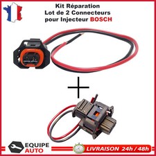 Fiches électrique pour injecteurs Bosch TOUS MODELES - LOT DE 2 - NEUF