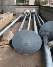 5 Lampadaires BEGA Bon Etat