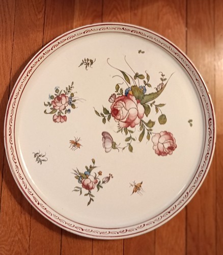 Plat ancien faïence - plat,