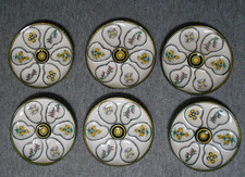 6 Assiettes à huitres Vintage