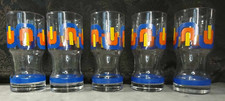 Vintage 5 verres à orangeade