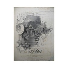 GALY René Aimons ! Dédicace Chant Piano ca1860