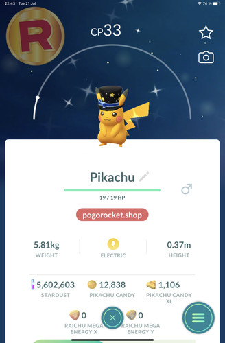 Shiny pikachu party top hat - shiny,