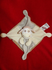Doudou Plat Vache Beige  Ecru