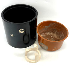 Ancien Brasero laqué noir