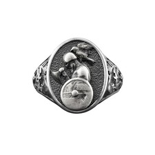 Ancienne bague chevalière en