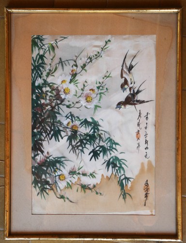 Tableau japonais peinture sur