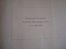 album 11 photos originales salon nautique paris 1954 - reportage photo J-H. M.