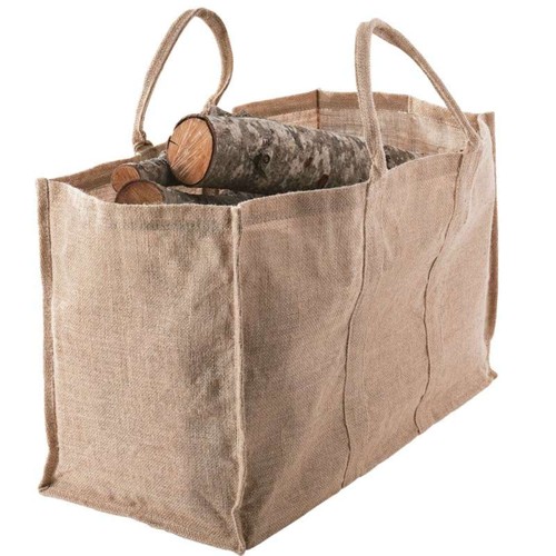 Sac bûches jute - sac, naturel