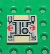 Tile tan lego star - tile, wars