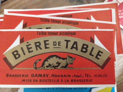 Etiquette biere table - de,