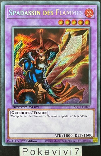 Carte spadassin des - carte, yu-gi-oh!