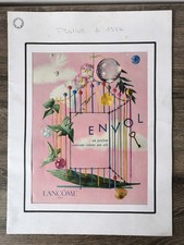 Publicité D'époque Lancôme Parfum Envol 1957 Draeger