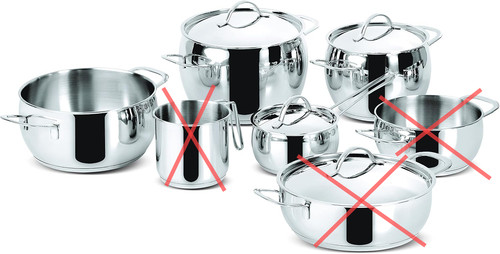 Set casseroles poêles - et,
