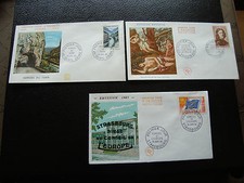 FRANCE - 3 enveloppes 1er jour