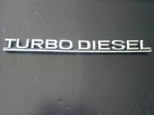Mercedes W123 W116 300TD insigne embleme Turbo Diesel 1168171915 malle AR