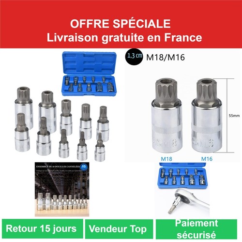 Jeu douille xzn pièces - de,