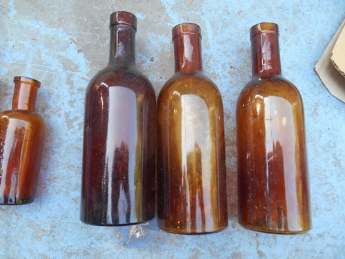 Verre fumé lot bouteille - lot,