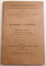 Livre Commission pour la