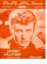 Johnny Hallyday  Partition "MAL"   R@RE