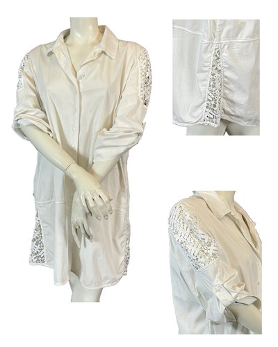 Chemise longue empiècements - longue,