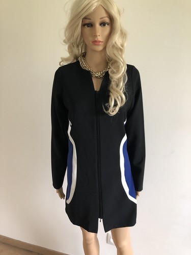 Robe noire bleue - , blanche