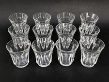 Superbe 12 VERRES A PORTO LIQUEUR en CRISTAL de SAINT LOUIS No BACCARAT